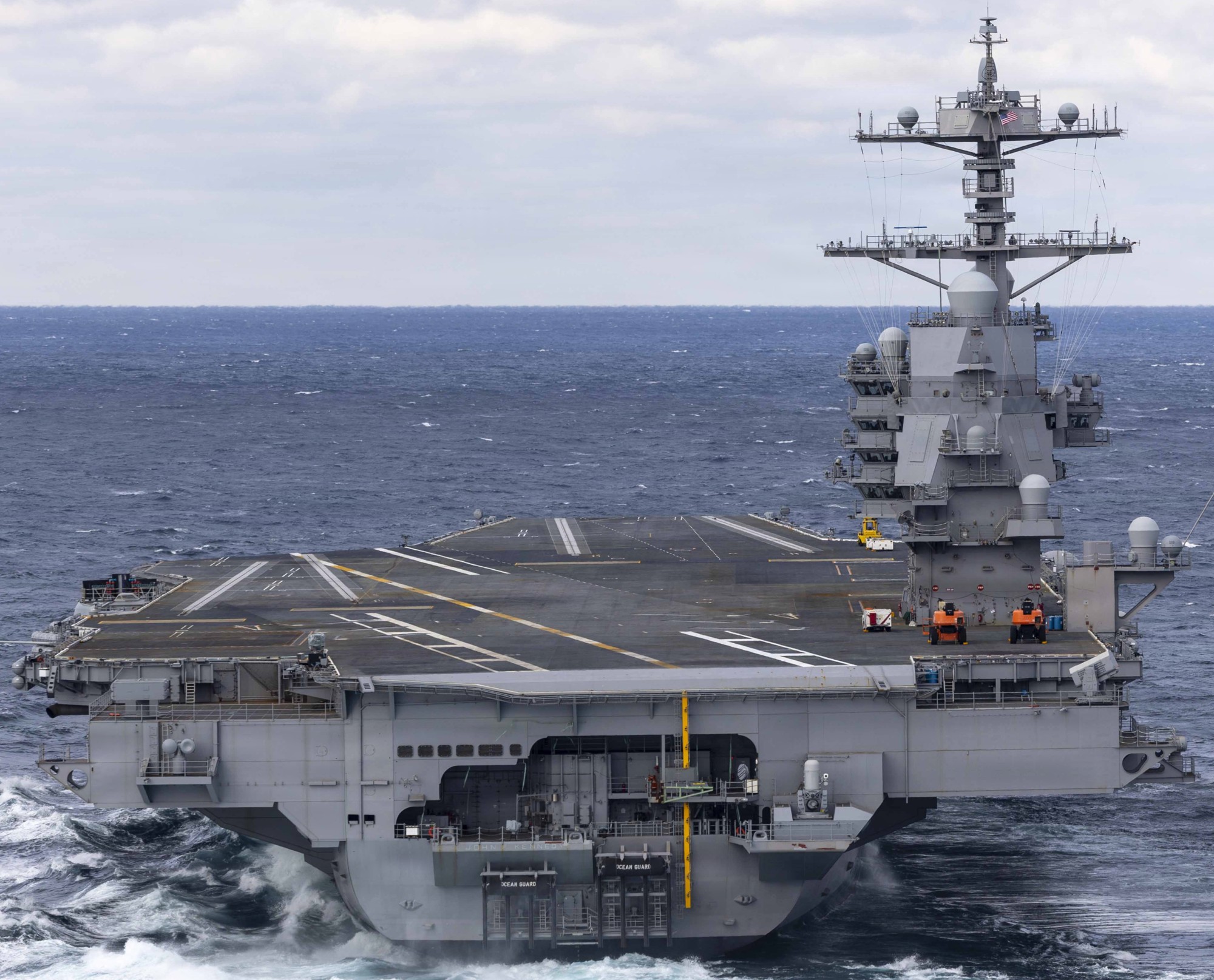uss john f. kennedy cvn-79 pcu ford class aircraft carrier builder's sea trials 2026 42
