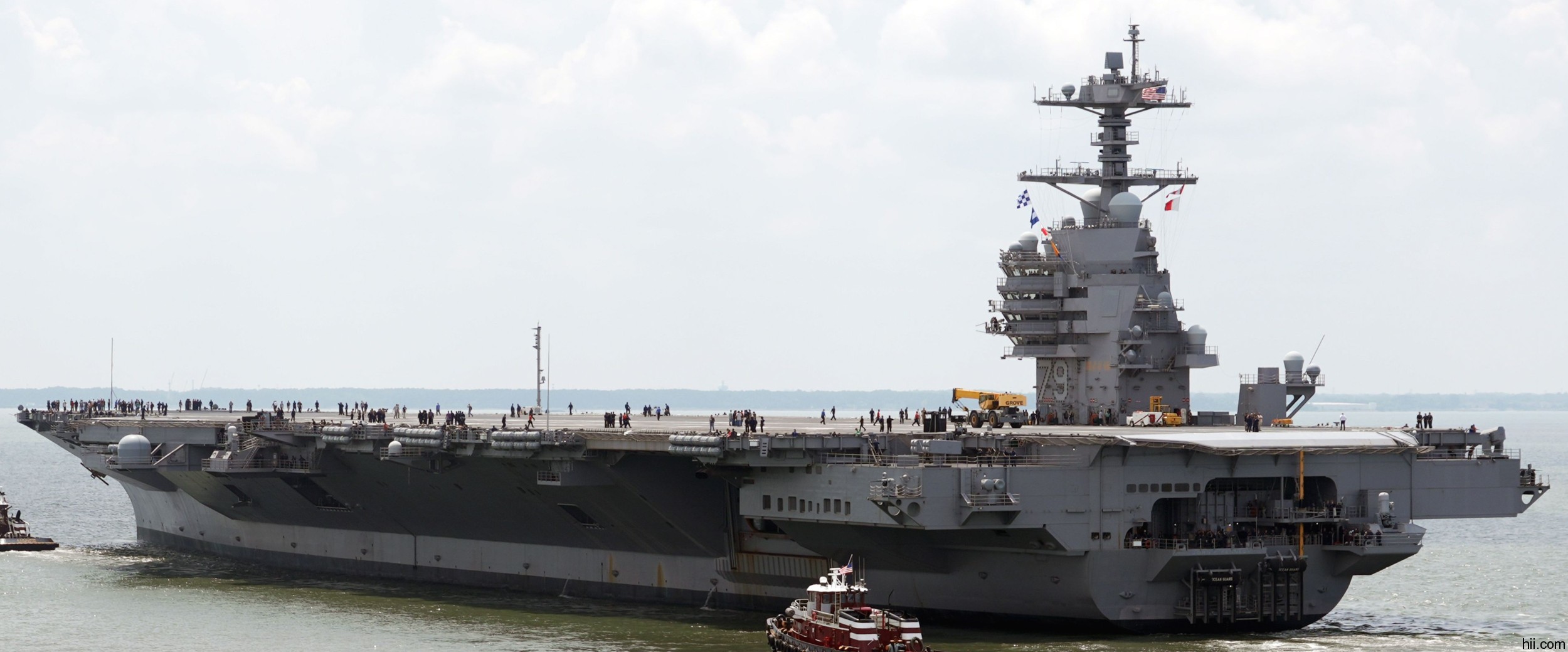 uss john f. kennedy cvn-79 ford class aircraft carrier acceptance trials hii newport news 2026 50