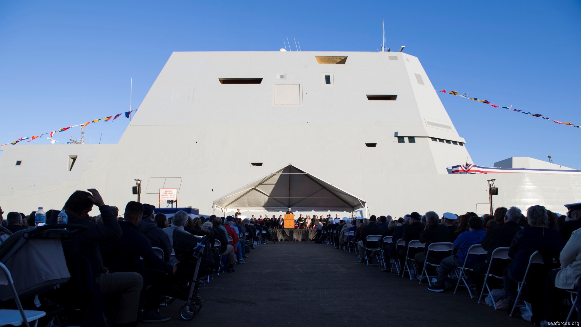 ddg-1000 uss zumwalt guided missile destroyer 32 commissioning ceremony baltimore maryland