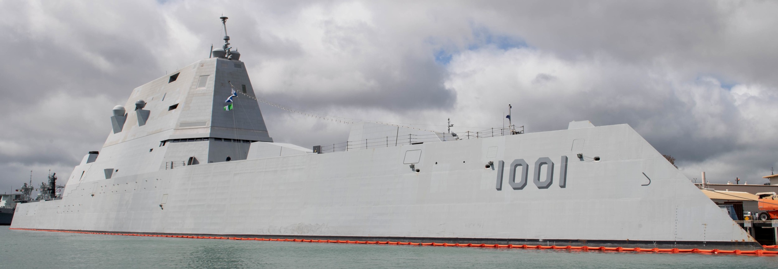 ddg-1001 uss michael monsoor zumwalt class guided missile destroyer us navy joint base pearl harbor hickam hawaii rimpac 40