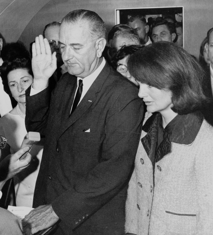 lyndon b. johnson 04 36th president usa jackie kennedy