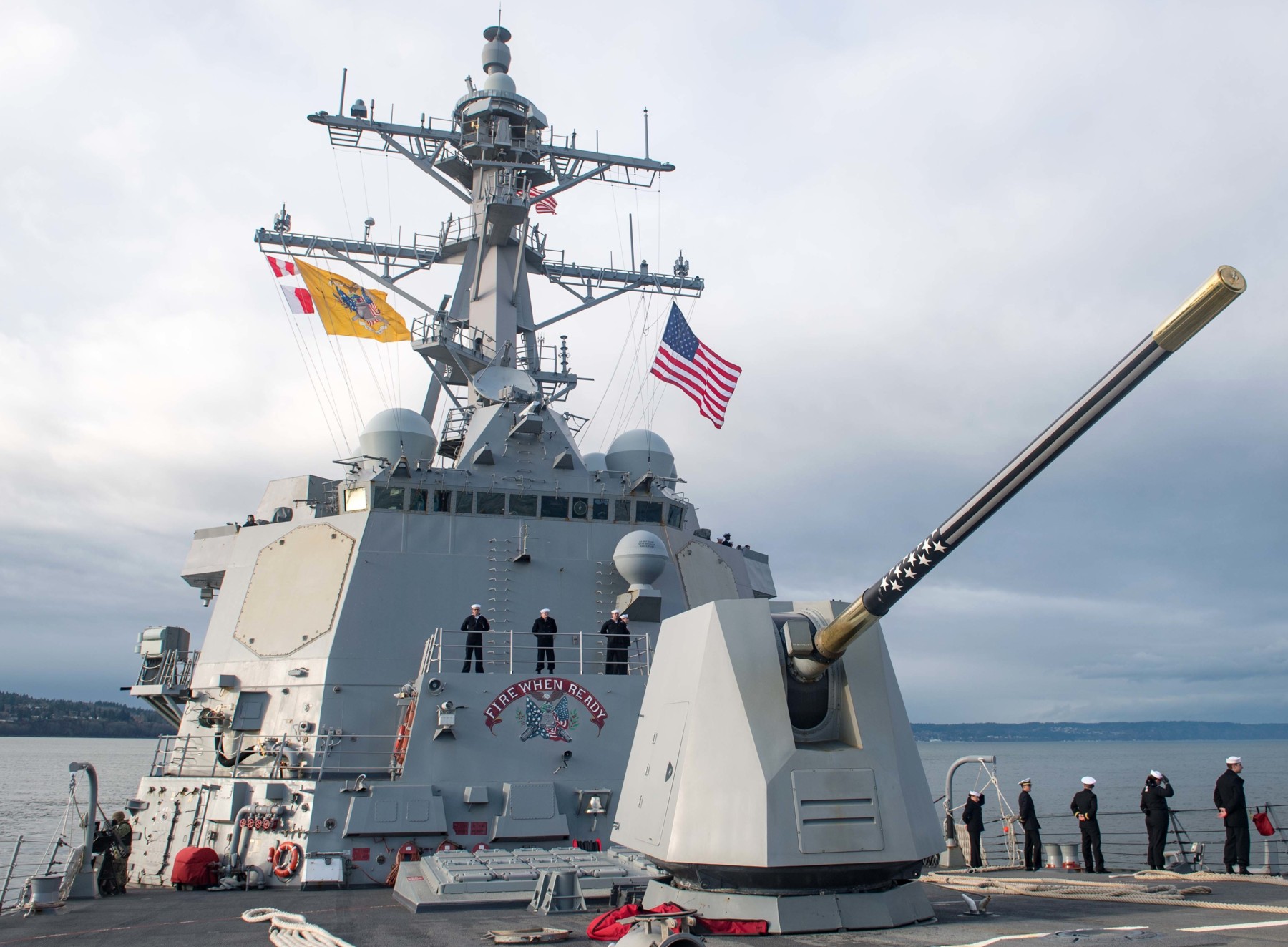 ddg-101 uss gridley arleigh burke class guided missile destroyer aegis us navy everett washington 69