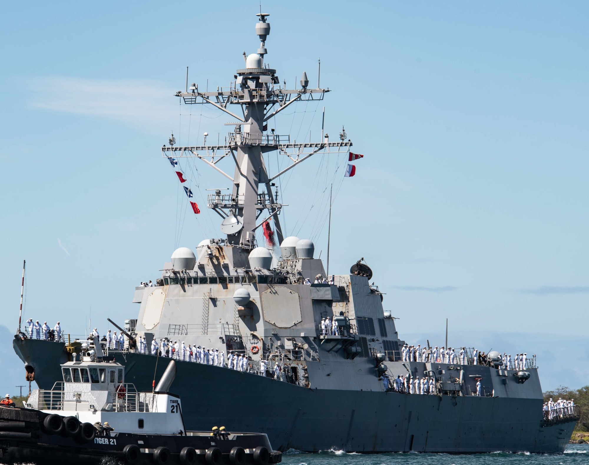 ddg-101 uss gridley arleigh burke class guided missile destroyer aegis us navy joint base pearl harbor hickam hawaii 80