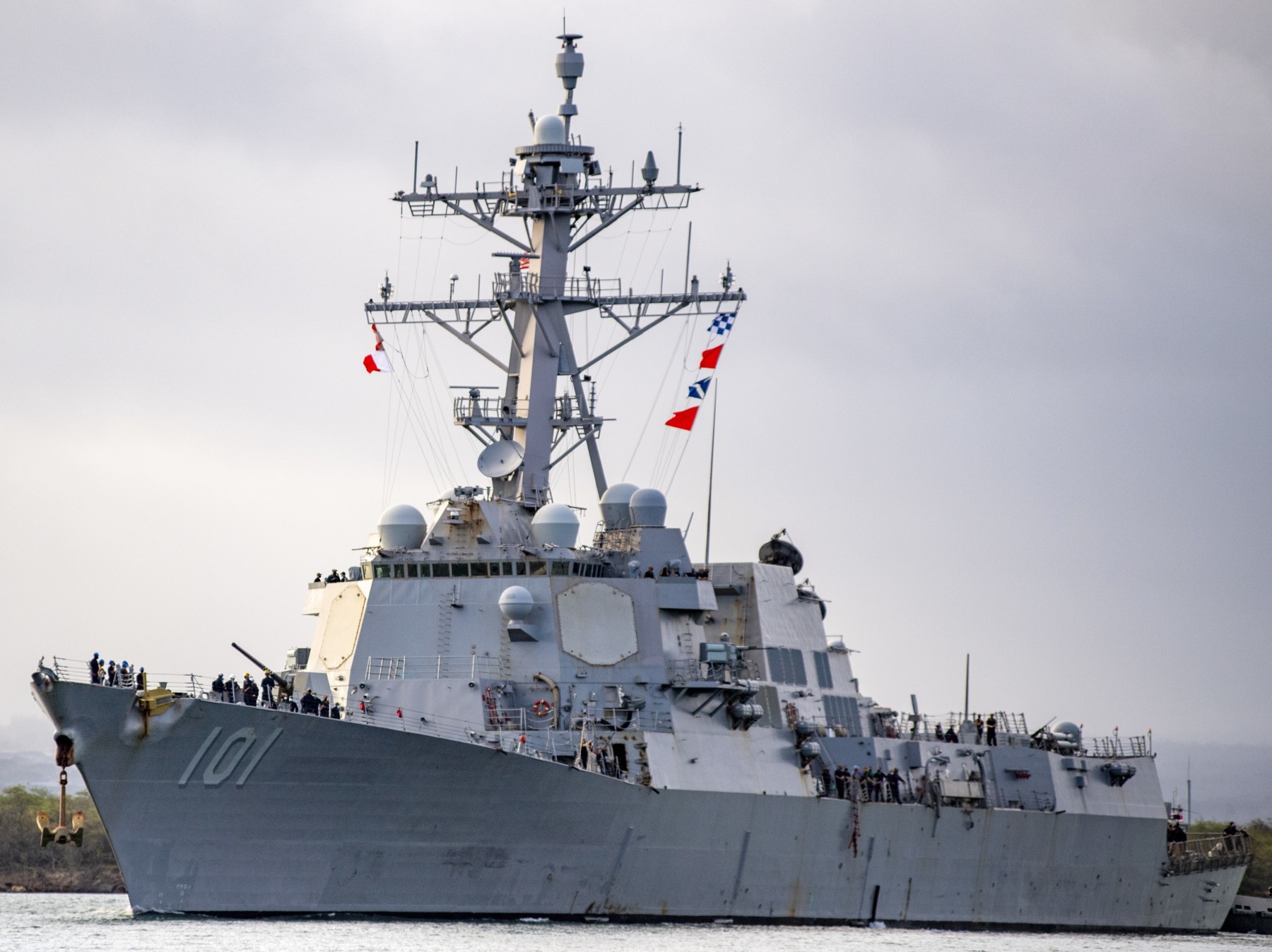 ddg-101 uss gridley arleigh burke class guided missile destroyer aegis us navy joint base pearl harbor hickam hawaii rimpac 81