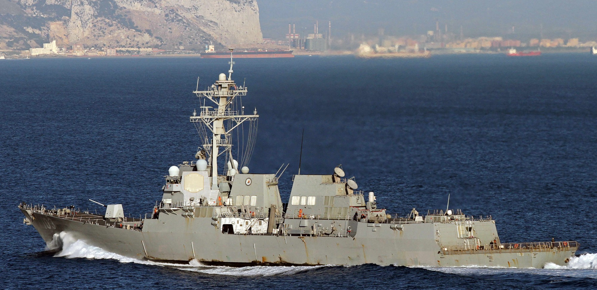 ddg-103 uss truxtun arleigh burke class guided missile destroyer aegis us navy strait of gibraltar 12