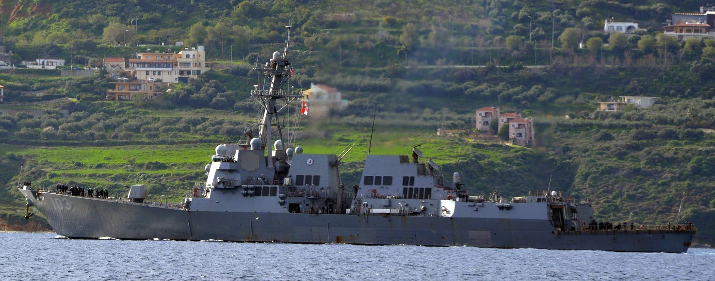 ddg-103 uss truxtun arleigh burke class guided missile destroyer aegis us navy souda bay crete greece 43