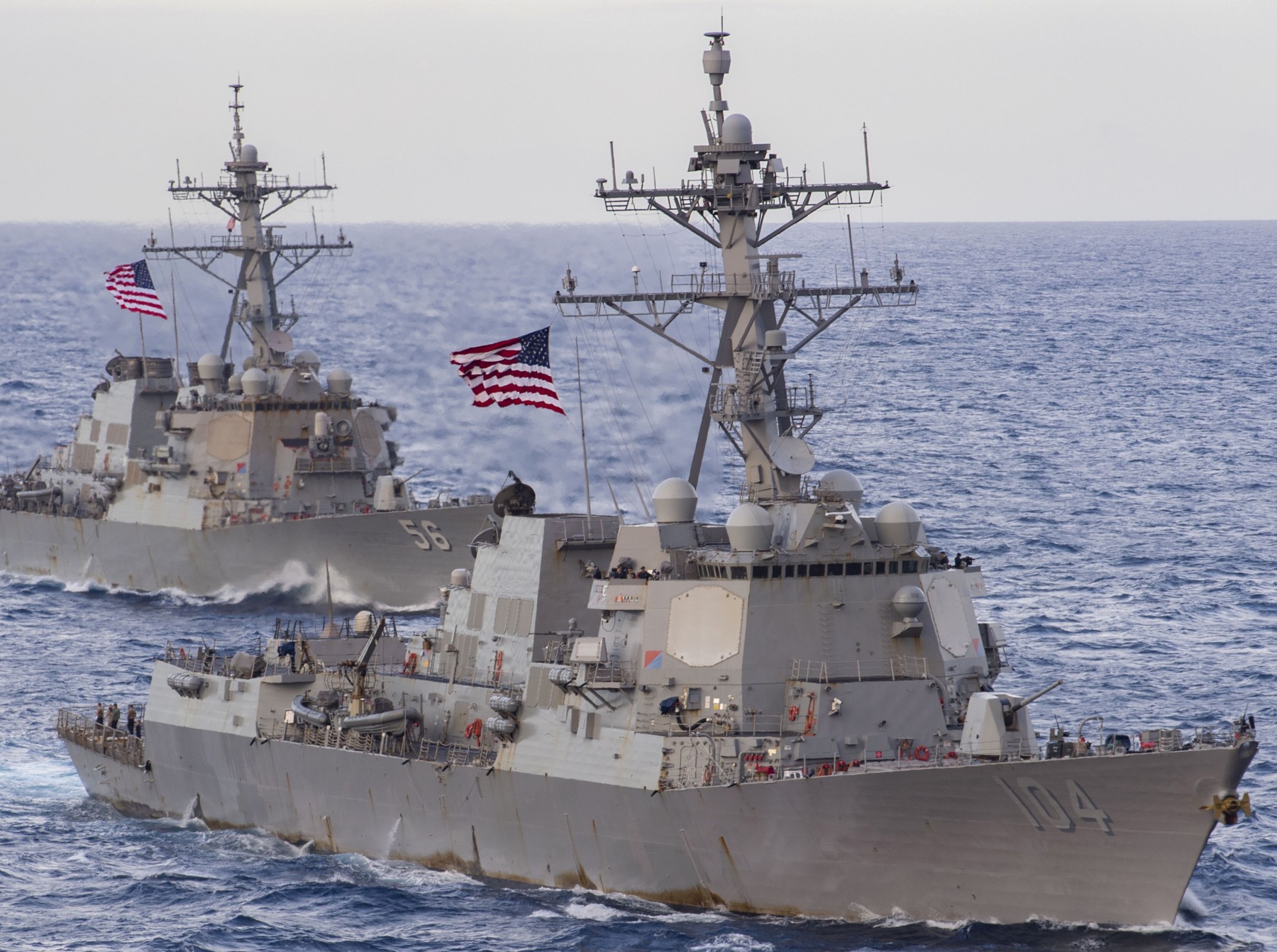 ddg-104 uss sterett arleigh burke class guided missile destroyer aegis us navy south china sea 79