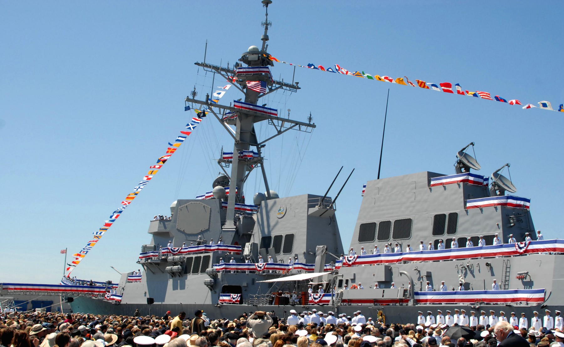 ddg-106 uss stockdale arleigh burke class guided missile destroyer aegis us navy commissioning ceremony ventura county california 66