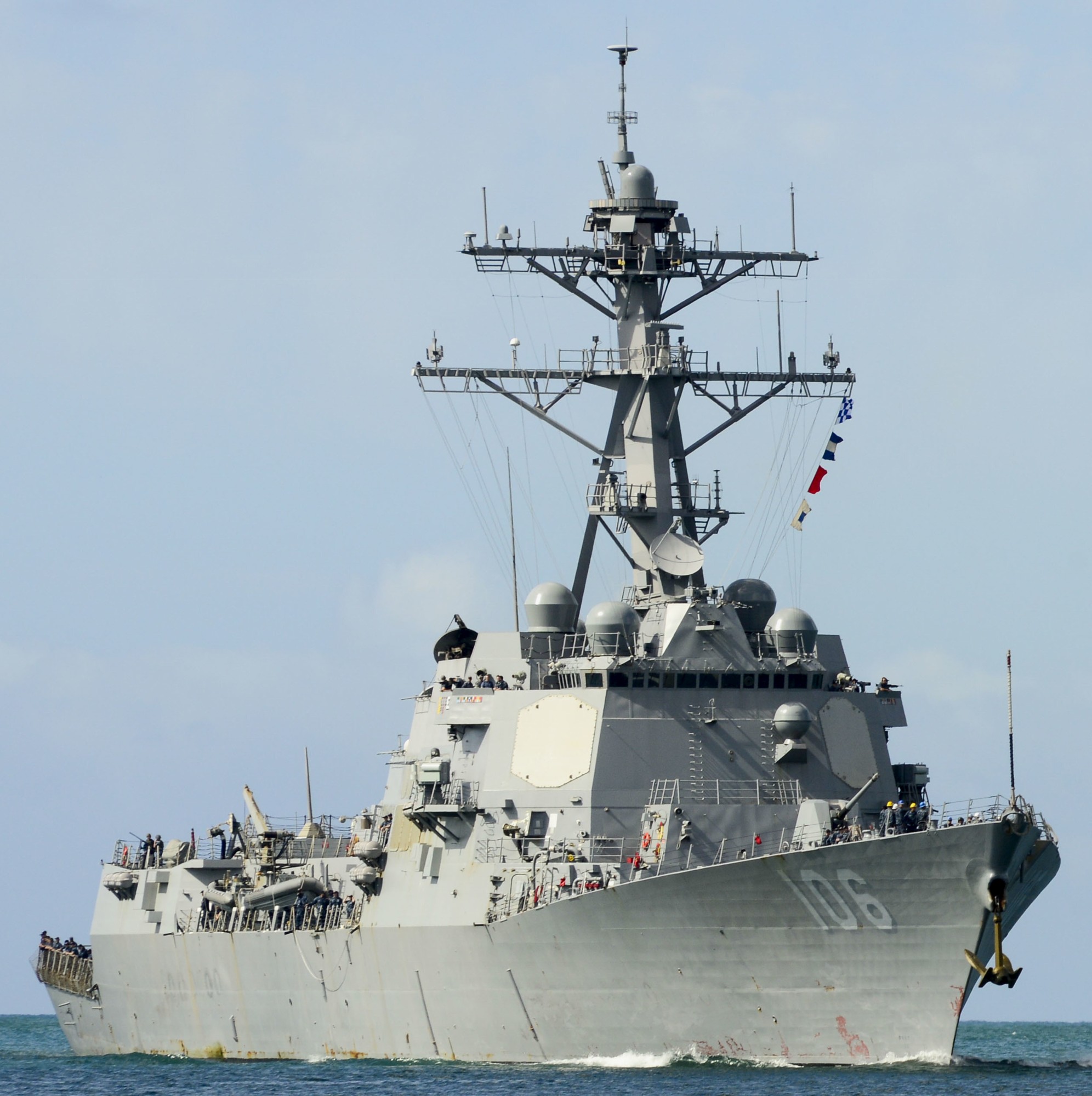 ddg-106 uss stockdale arleigh burke class guided missile destroyer aegis us navy rimpac pearl harbor hickam hawaii 90