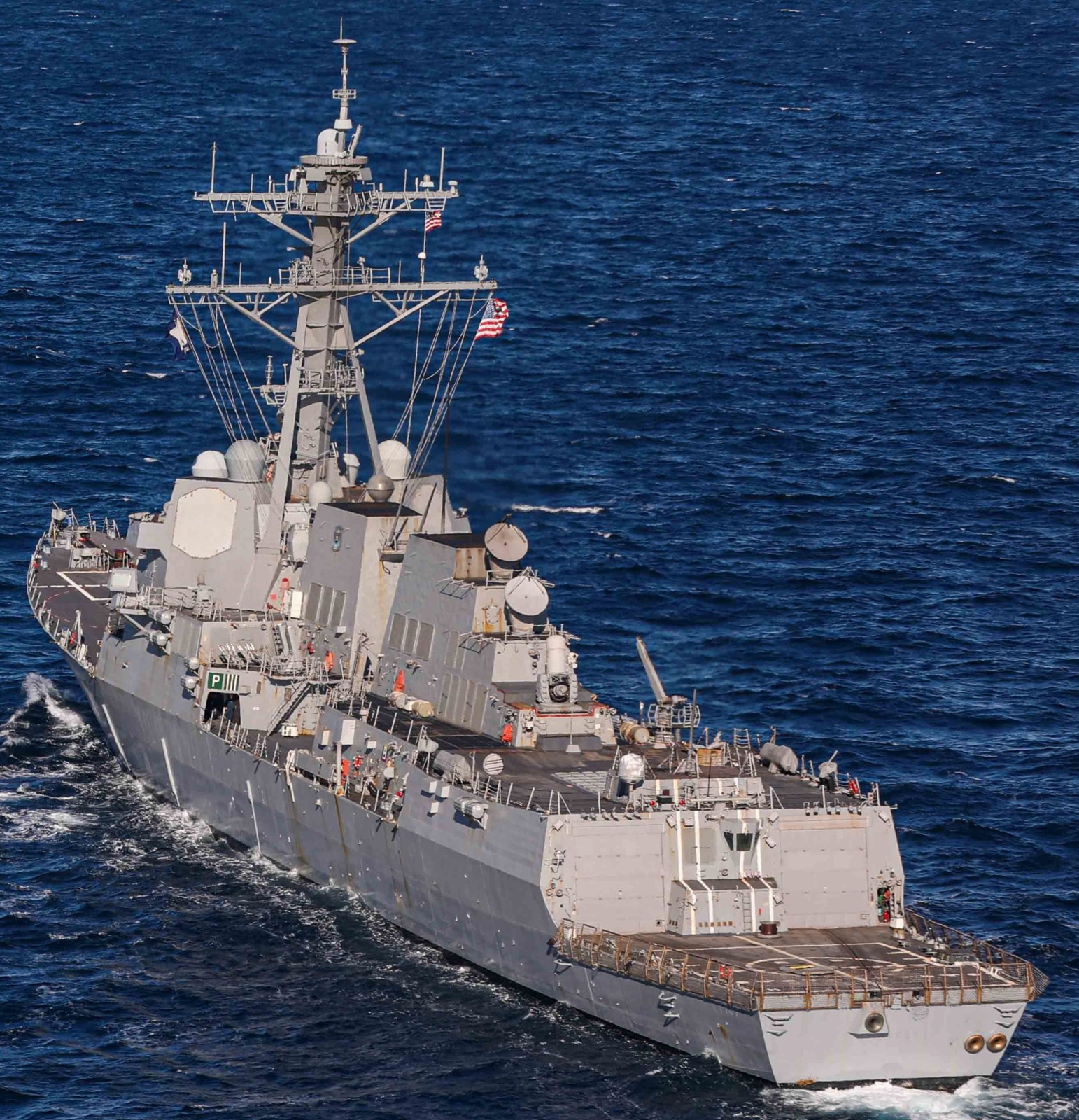 ddg-107 uss gravely arleigh burke class guided missile destroyer aegis us navy adraitic sea 55