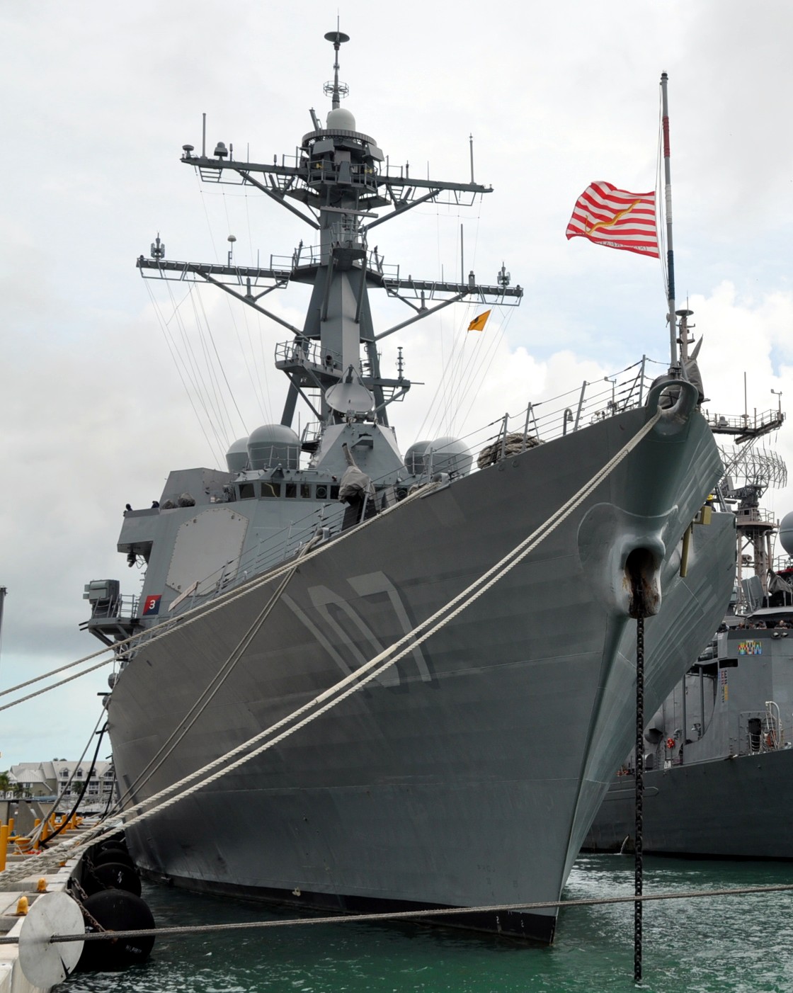 ddg-107 uss gravely arleigh burke class guided missile destroyer aegis us navy key west florida 31p