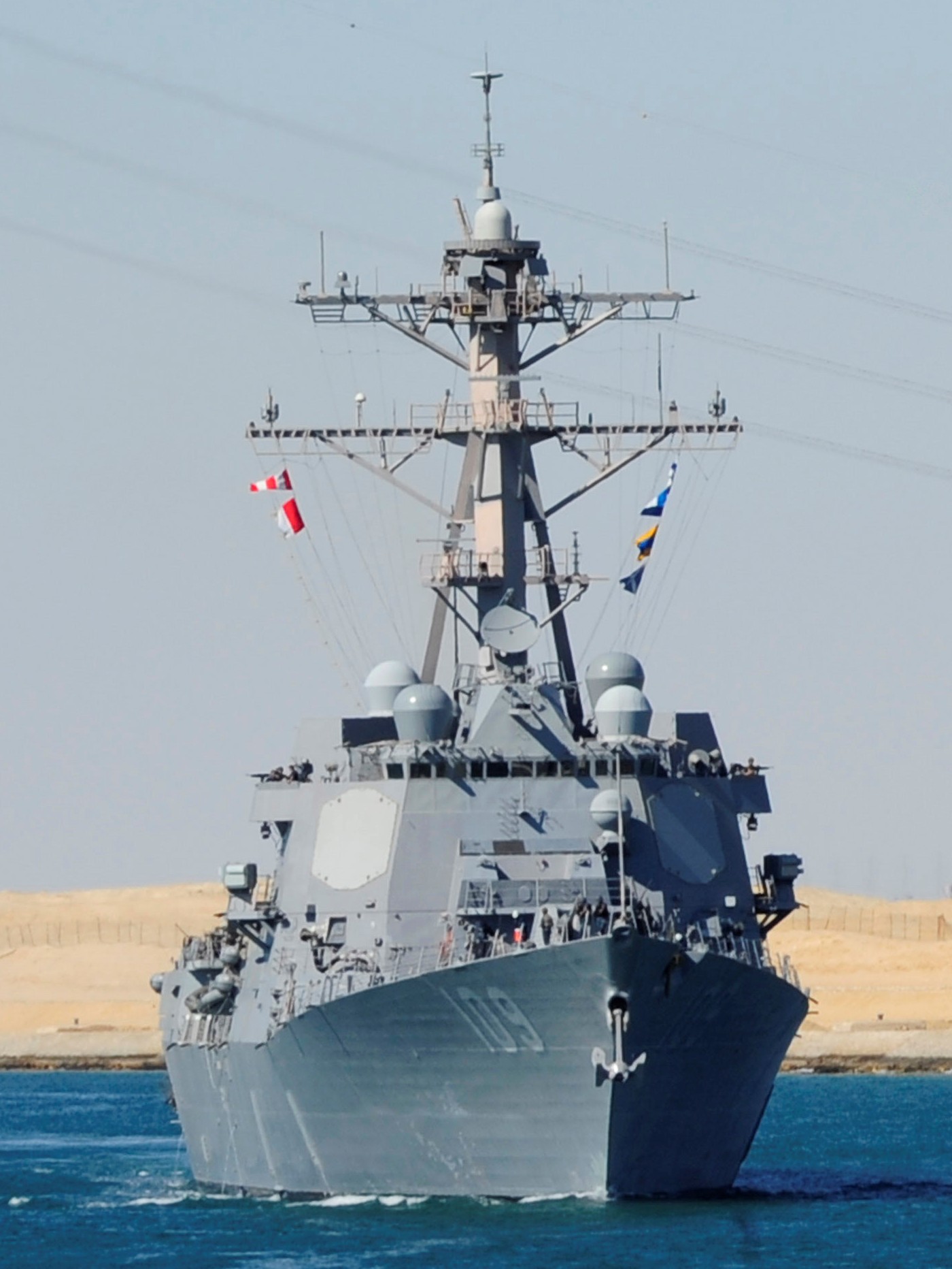 ddg-109 uss jason dunham arleigh burke class guided missile destroyer aegis us navy suez canal 50p