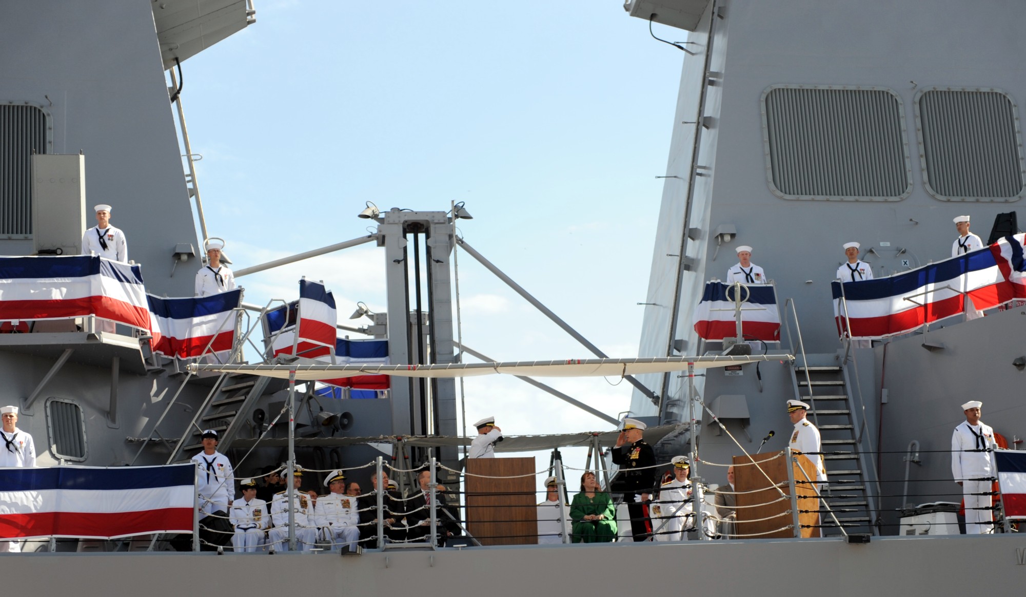 ddg-109 uss jason dunham arleigh burke class guided missile destroyer aegis us navy commissioning ceremony port everglades florida 72p