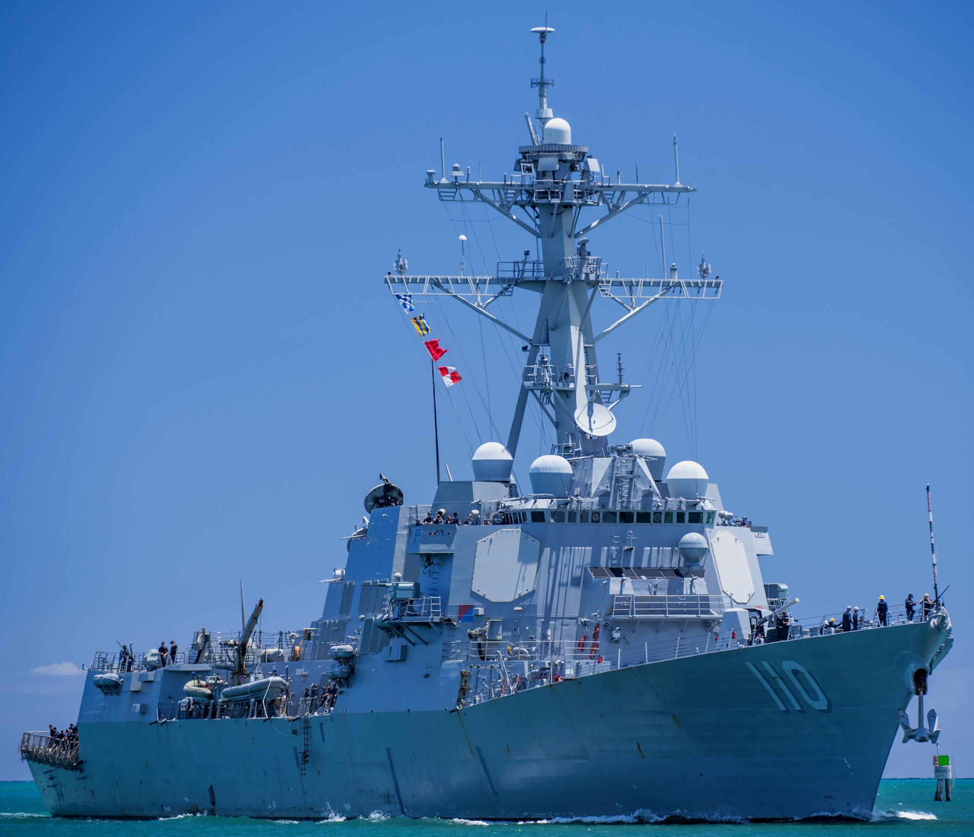ddg-110 uss william p. lawrence arleigh burke class guided missile destroyer aegis us navy pearl harbor hickam hawaii 32