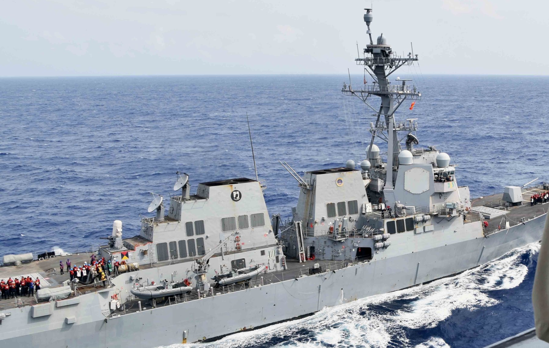 ddg-110 uss william p. lawrence arleigh burke class guided missile destroyer aegis us navy south china sea 46