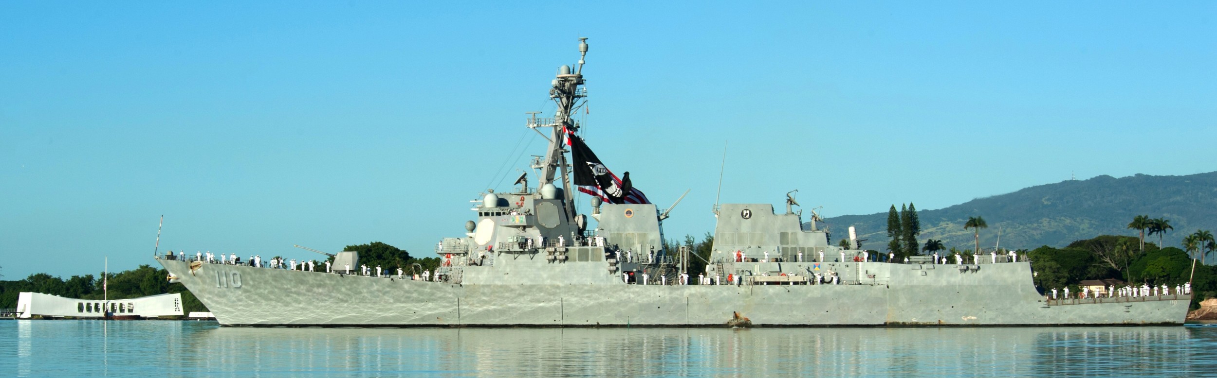 ddg-110 uss william p. lawrence arleigh burke class guided missile destroyer aegis us navy remembrance day pearl harbor 58