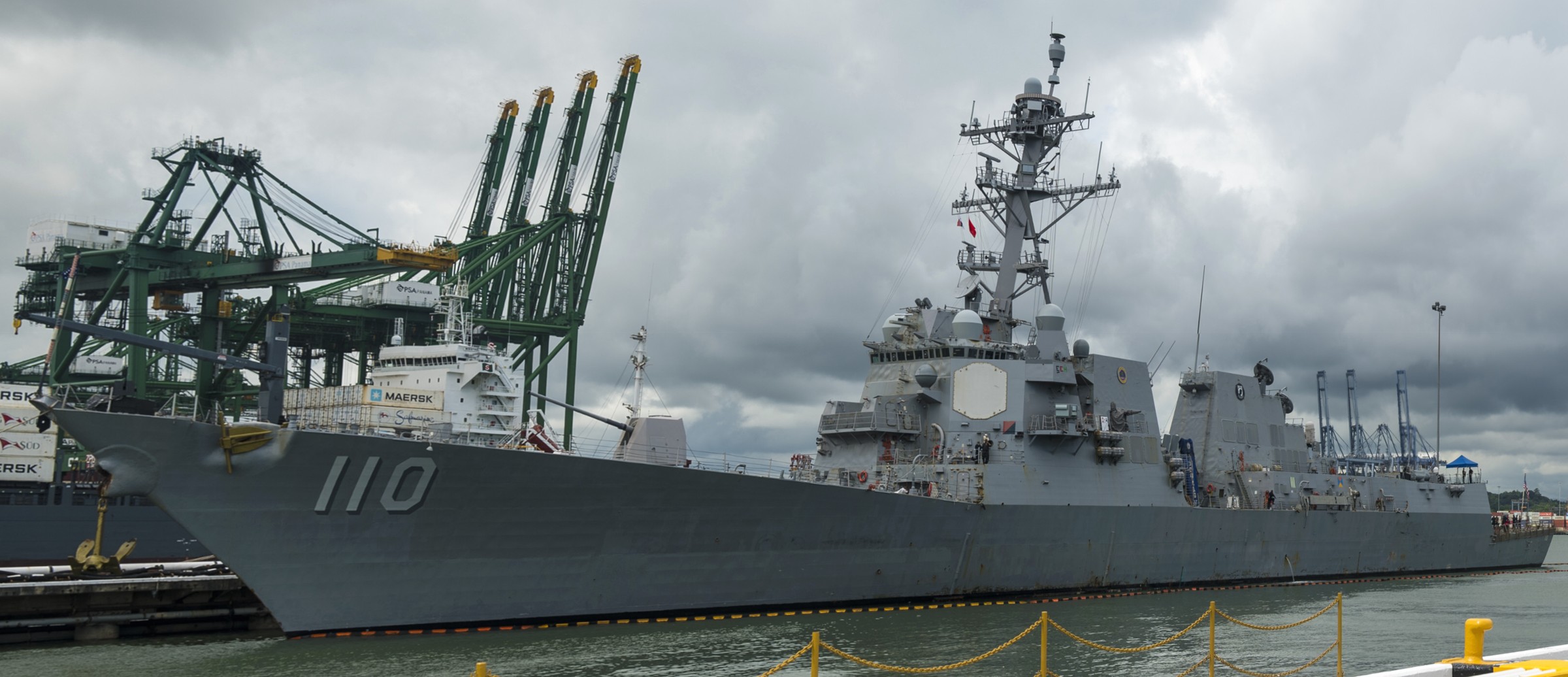 ddg-110 uss william p. lawrence arleigh burke class guided missile destroyer aegis us navy balboa panama 62