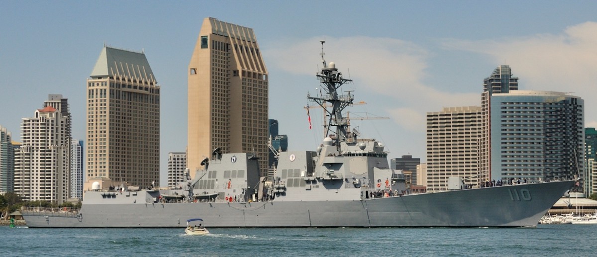 ddg-110 uss william p. lawrence arleigh burke class guided missile destroyer aegis us navy 45p