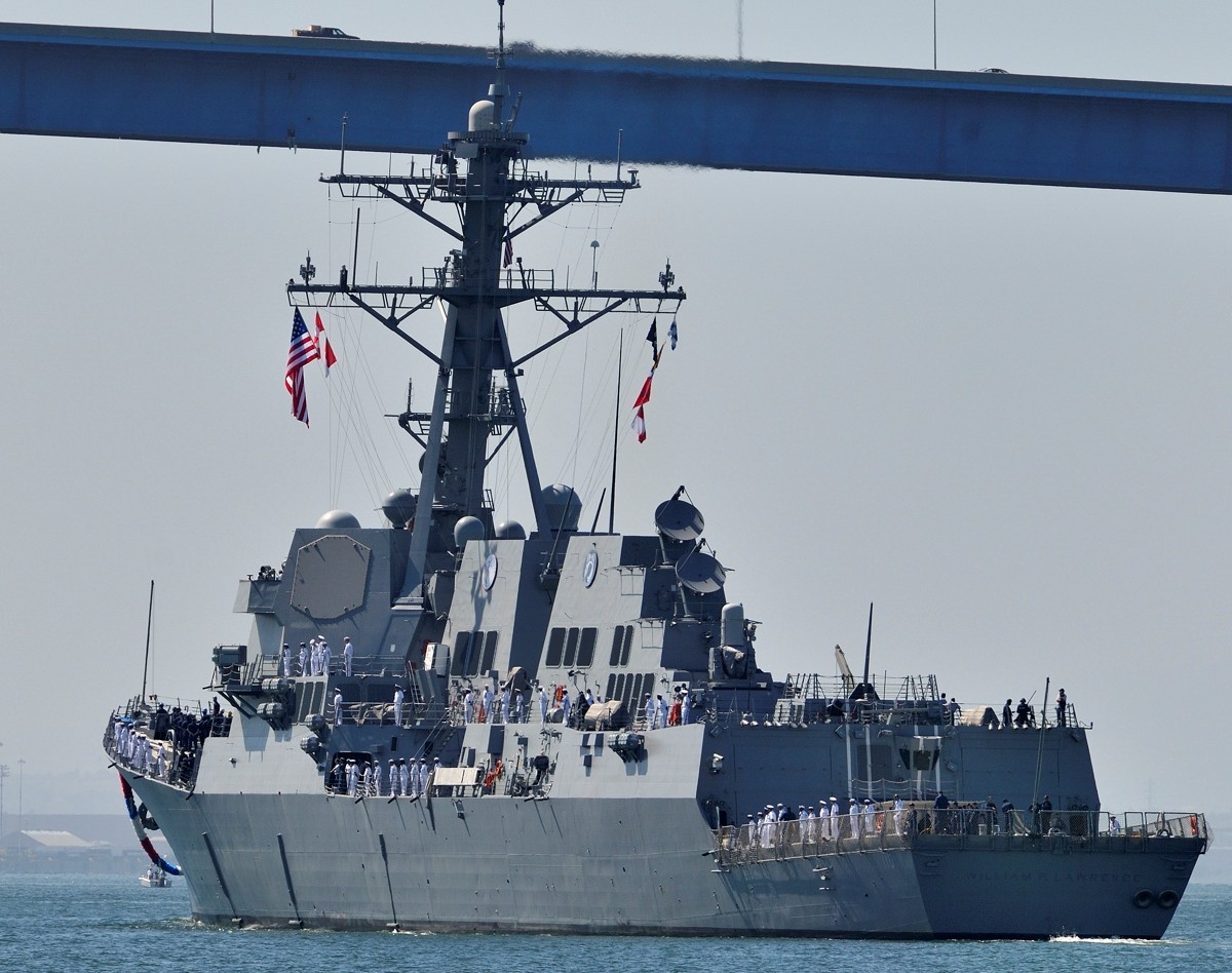 ddg-110 uss william p. lawrence arleigh burke class guided missile destroyer aegis us navy 46p