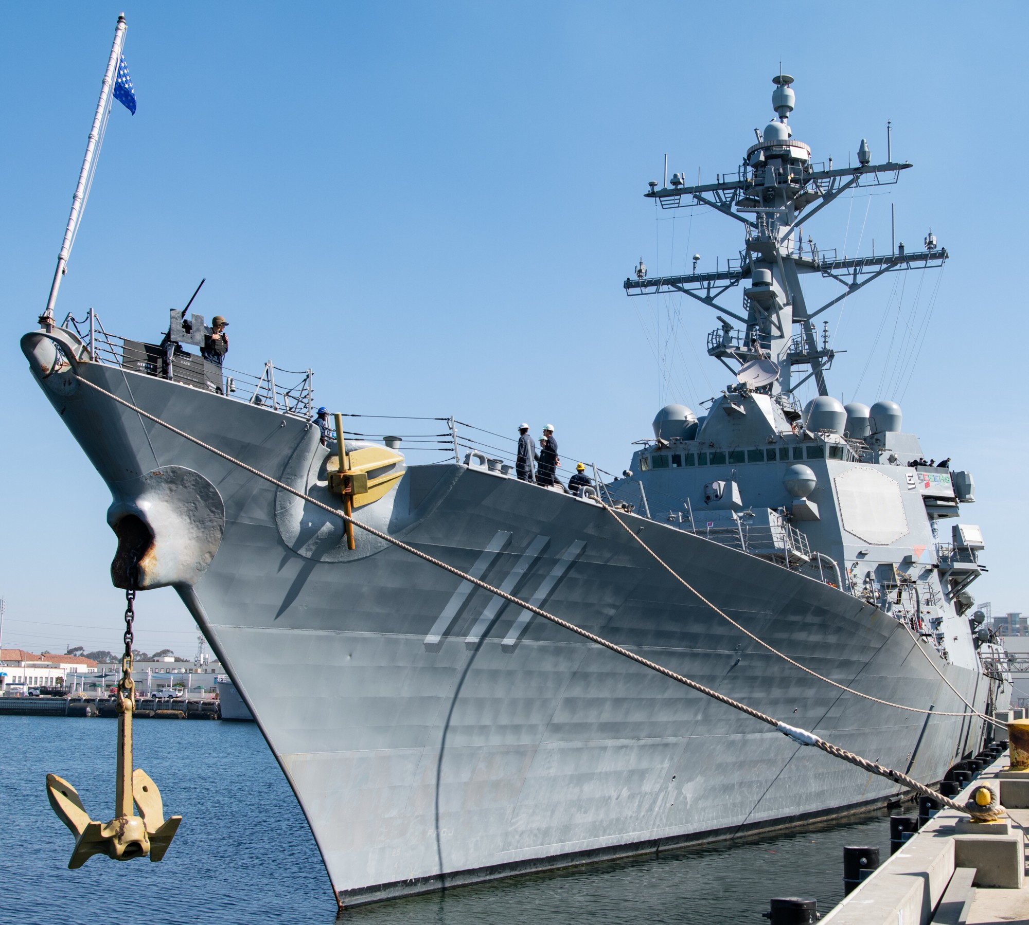 uss spruance ddg-111 guided missile destroyer departing naval base san diego 2025 89