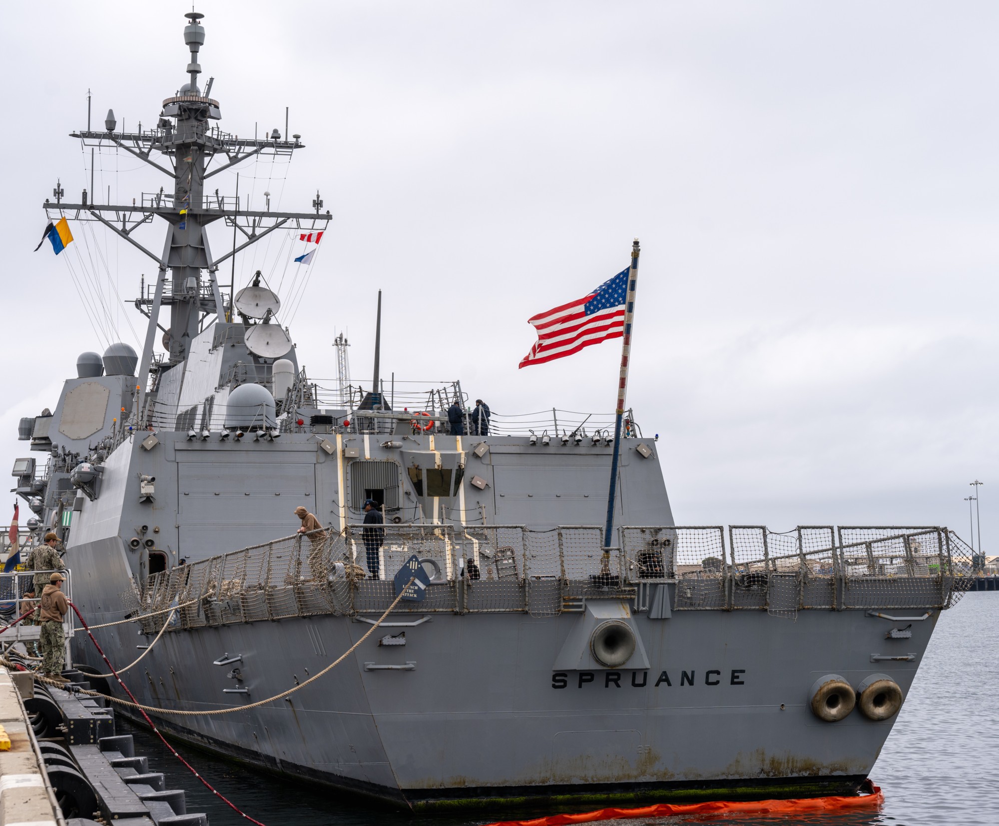 uss spruance ddg-111 guided missile destroyer nswc port huenema california 2025 93