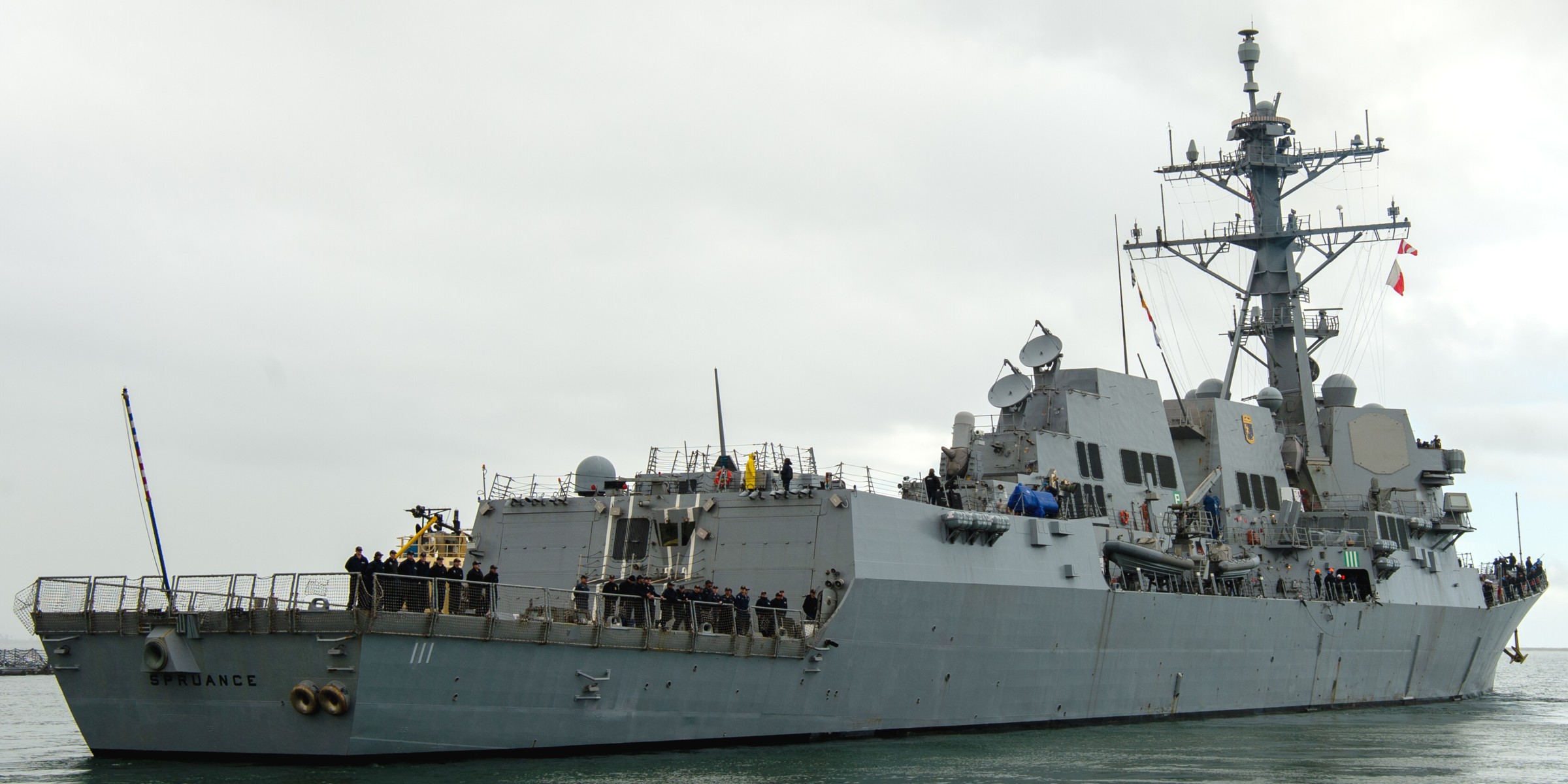 uss spruance ddg-111 guided missile destroyer departing san diego california 2025 98