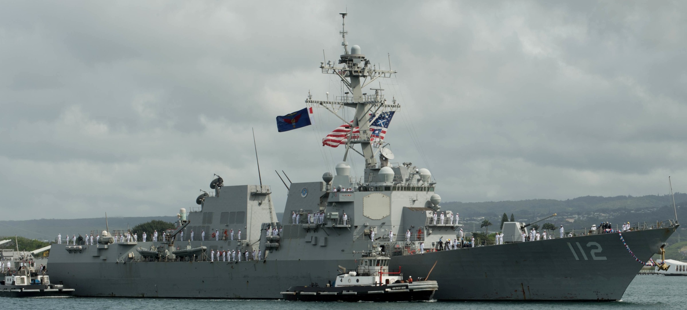 ddg-112 uss michael murphy arleigh burke class guided missile destroyer aegis us navy pearl harbor hawaii 45