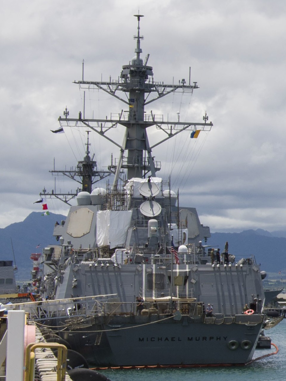 ddg-112 uss michael murphy arleigh burke class guided missile destroyer aegis us navy pearl harbor hickam hawaii 47