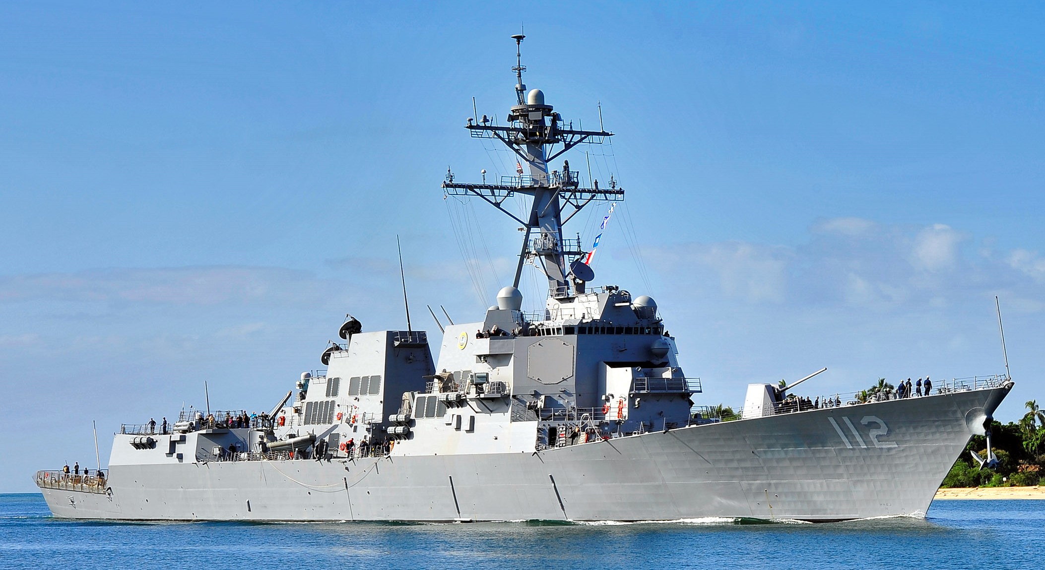 ddg-112 uss michael murphy arleigh burke class guided missile destroyer aegis us navy pear harbor hickam hawaii 50px