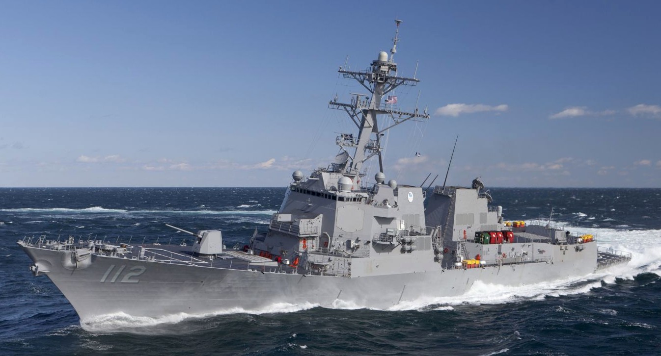 ddg-112 uss michael murphy arleigh burke class guided missile destroyer aegis us navy sea trials 82p