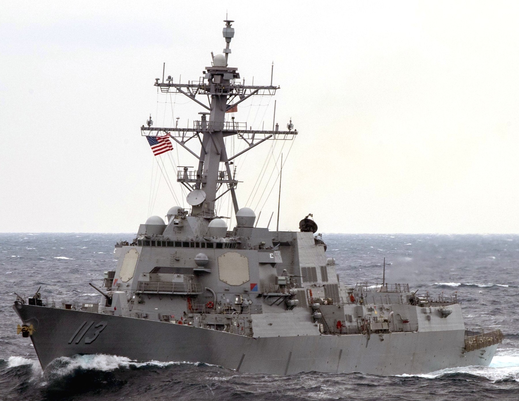 ddg-113 uss john finn arleigh burke class guided missile destroyer us navy aegis 45