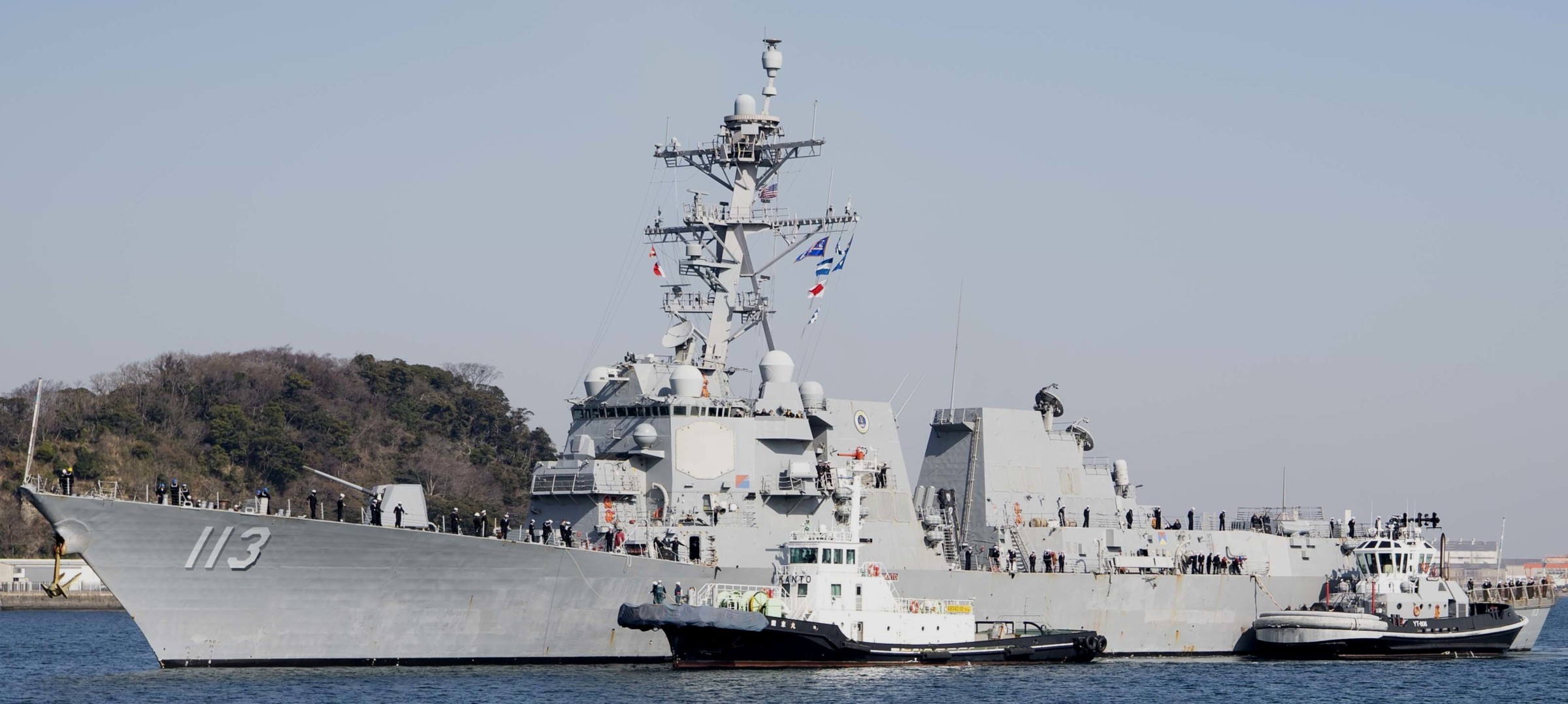ddg-113 uss john finn arleigh burke class guided missile destroyer aegis us navy fleet activities yokosuka japan 64