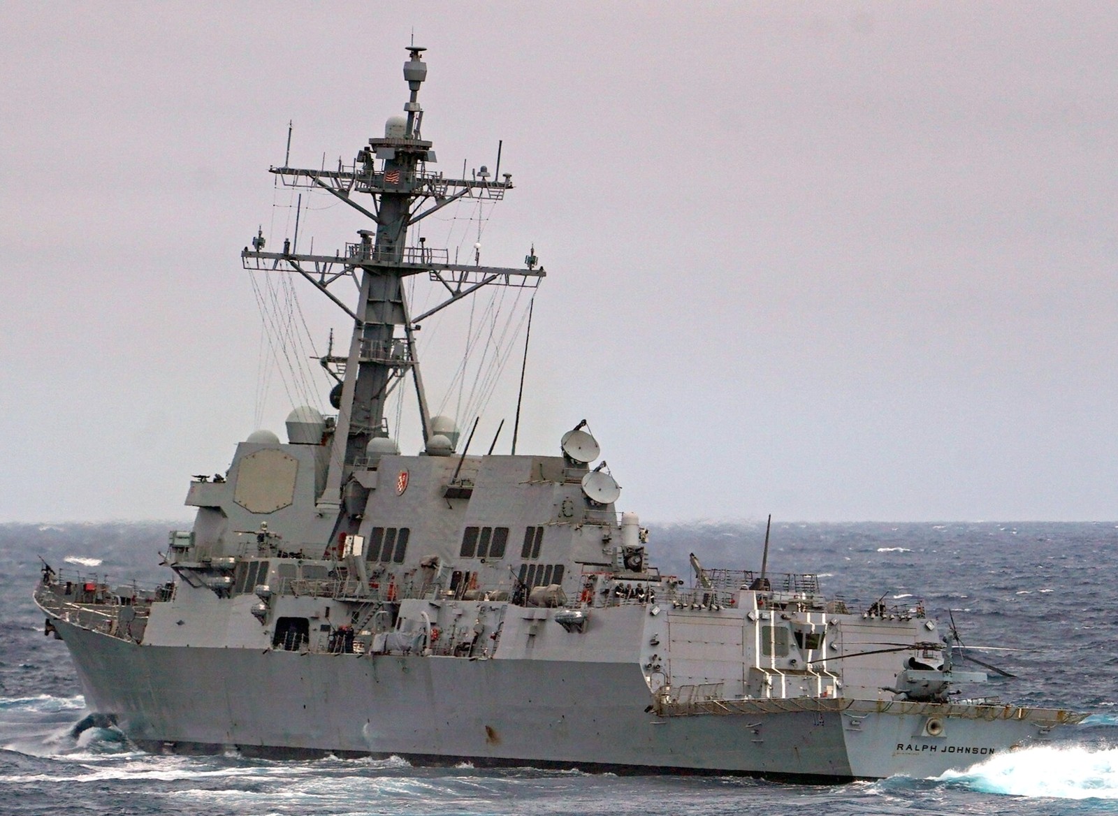 ddg-114 uss ralph johnson arleigh burke class guided missile destroyer us navy aegis 24