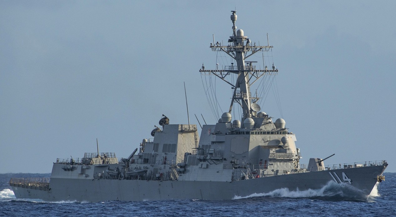 ddg-114 uss ralph johnson arleigh burke class guided missile destroyer us navy aegis 30