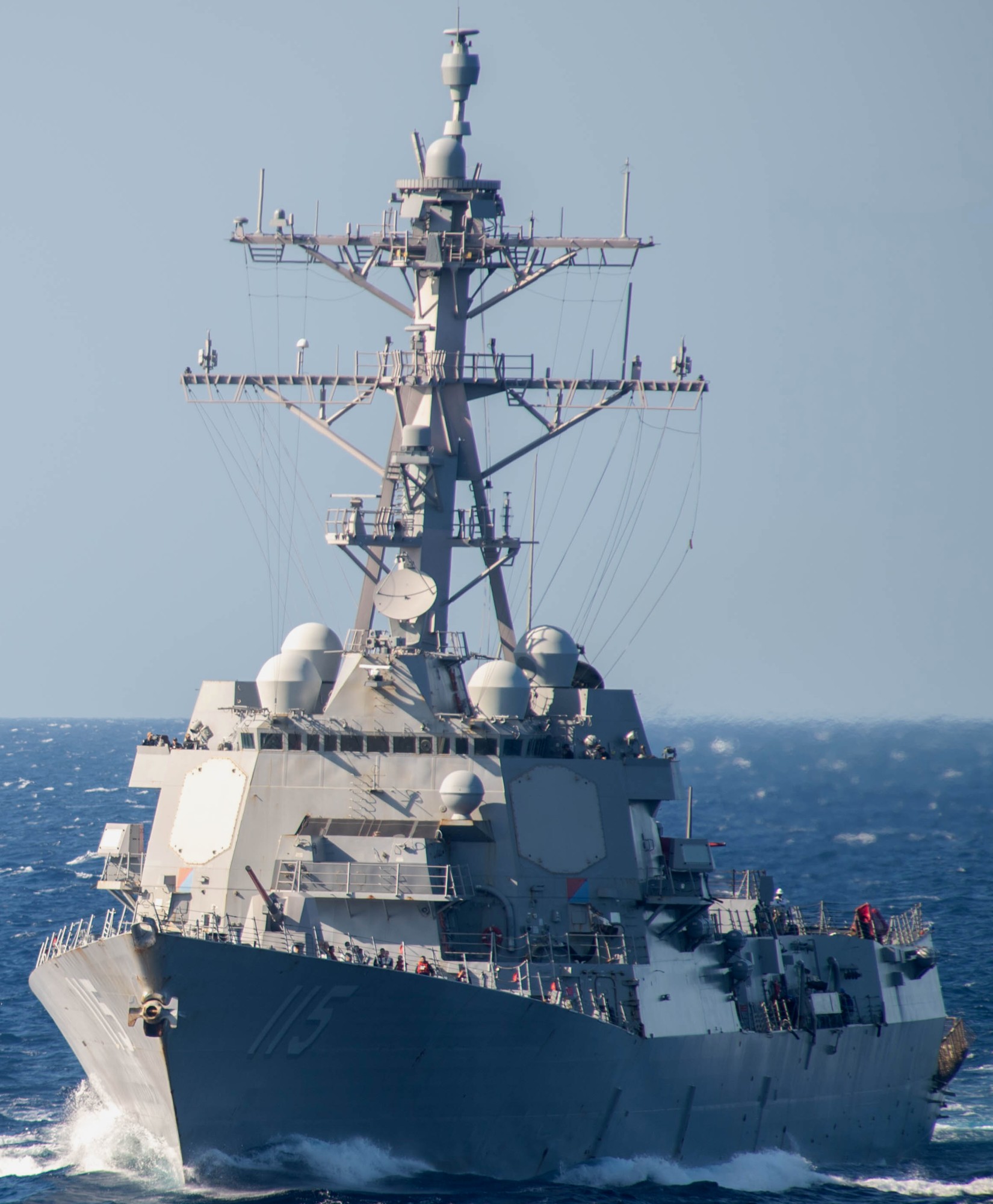 uss rafael peralta ddg-115 guided missile destroyer south china sea march 2024