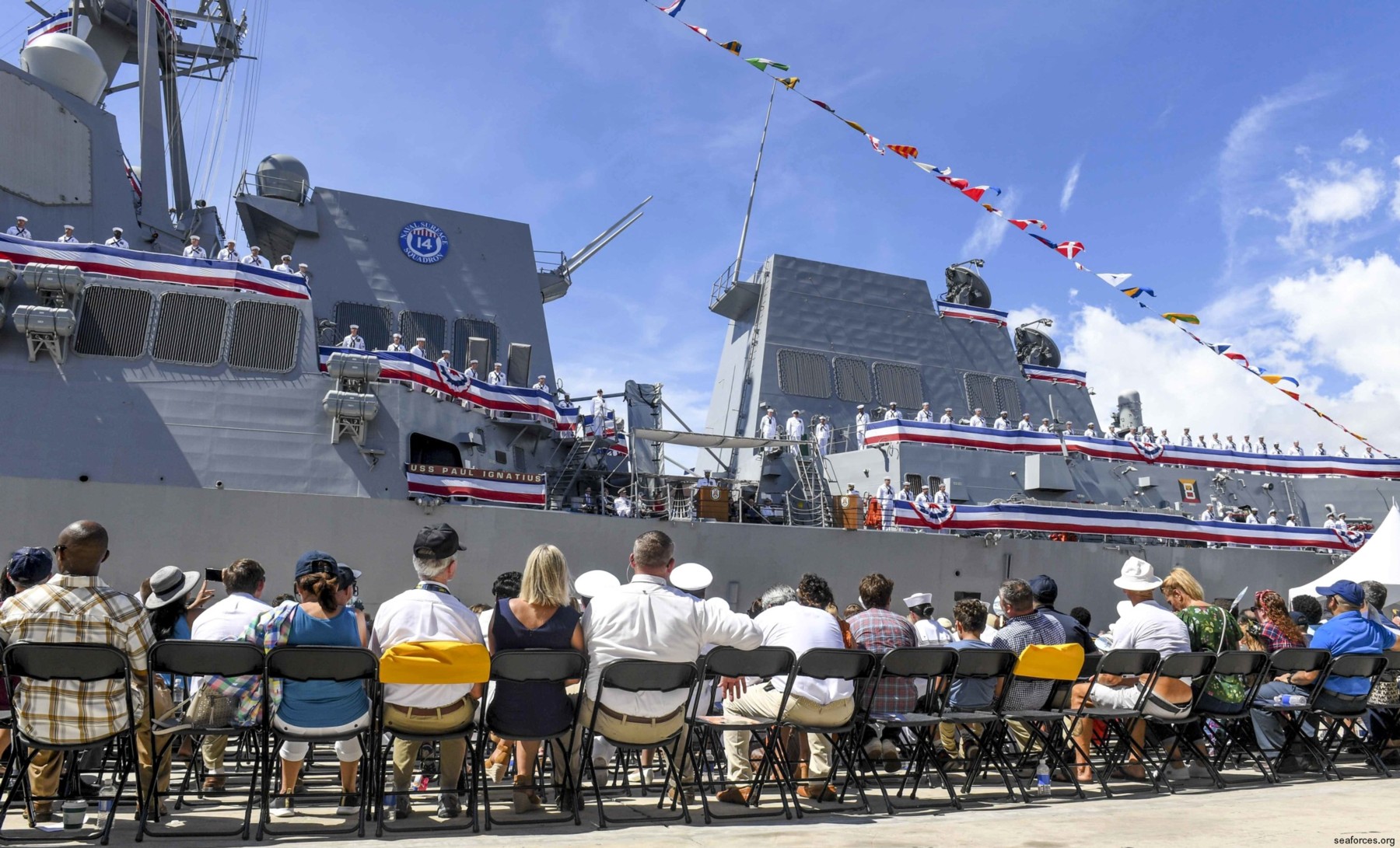 ddg-117 uss paul ignatius arleigh burke class guided missile destroyer us navy aegis 09 commissioning ceremony