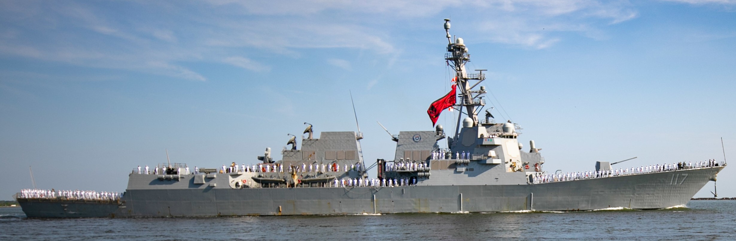 ddg-117 uss paul ignatius arleigh burke class guided missile destroyer us navy aegis 41 mayport florida