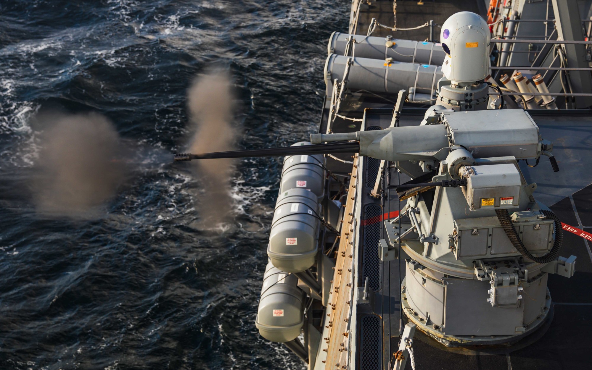 ddg-117 uss paul ignatius arleigh burke class guided missile destroyer aegis us navy mk.38 mod.2 machine gun 48