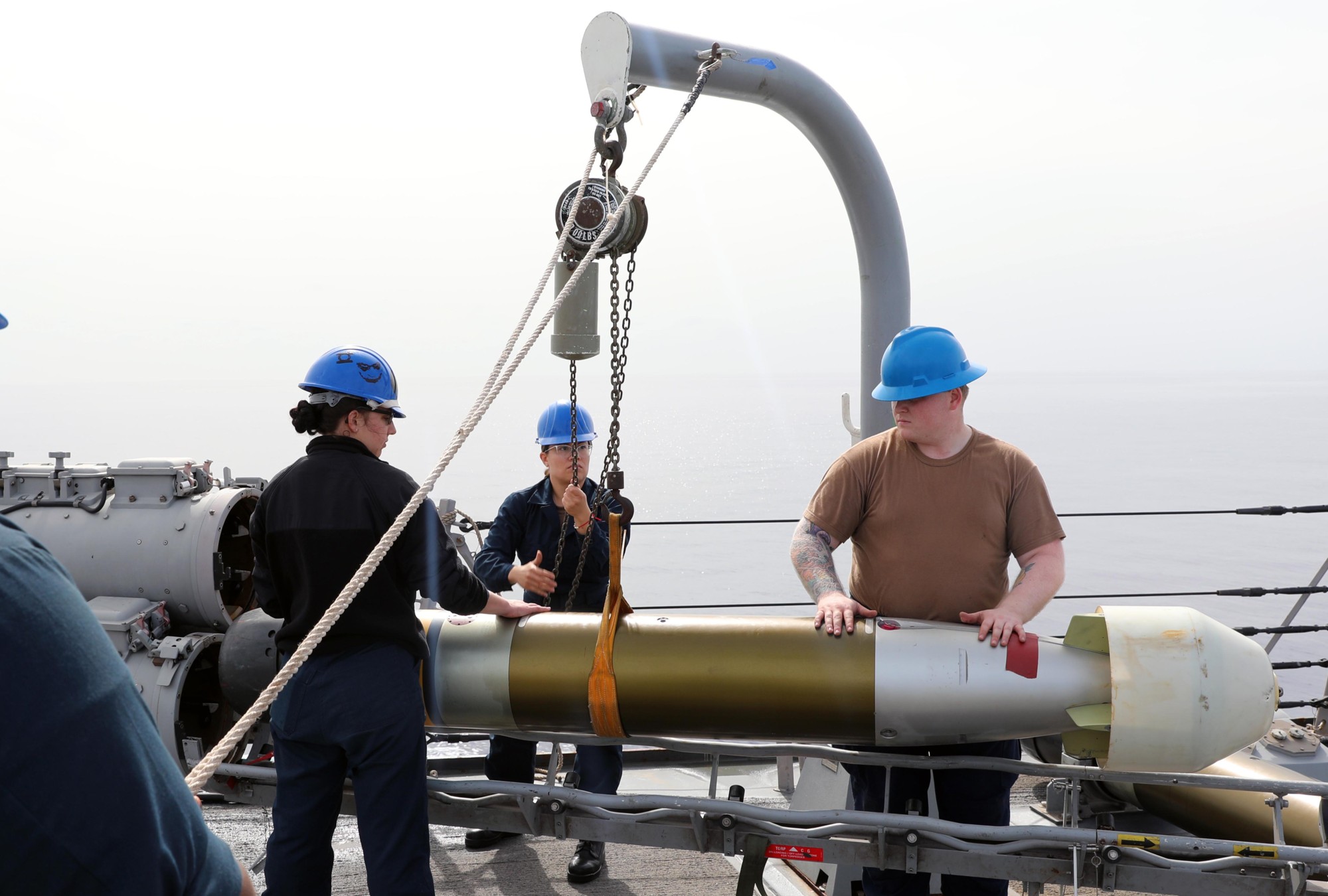 ddg-117 uss paul ignatius arleigh burke class guided missile destroyer mk.32 torpedo tubes mediterranean sea 71