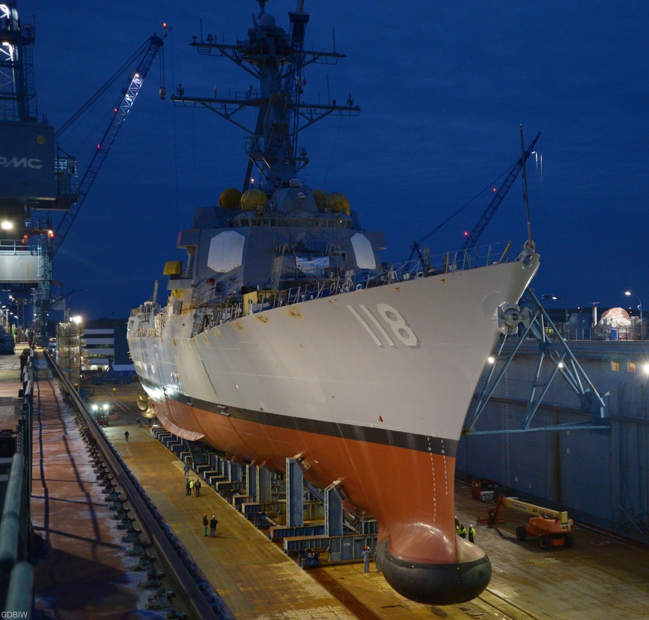 ddg-118 uss daniel inouye arleigh burke class guided missile destroyer us navy aegis bath gdbiw 06