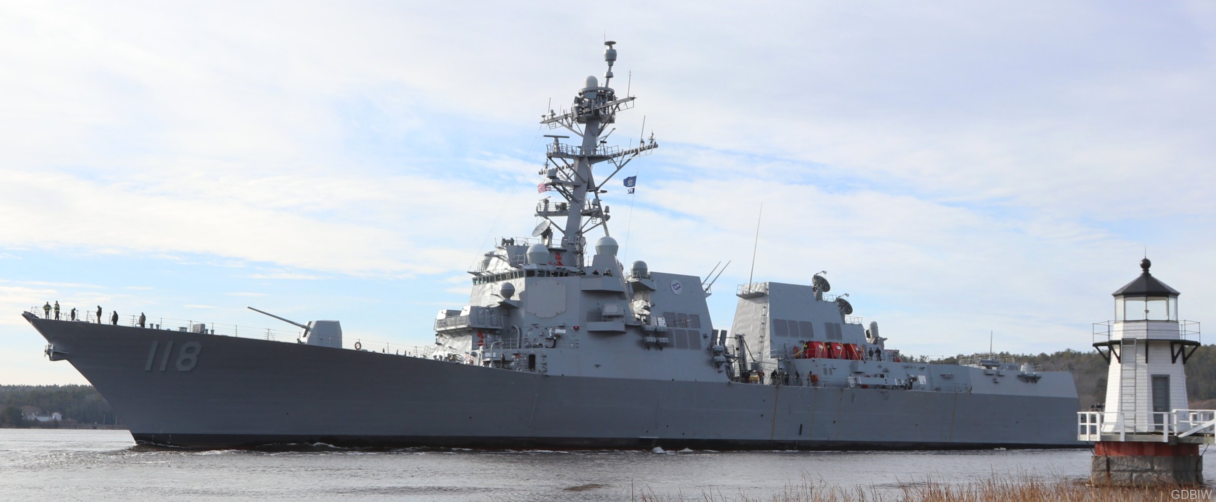 ddg-118 uss daniel inouye arleigh burke class guided missile destroyer us navy aegis bath gdbiw 08