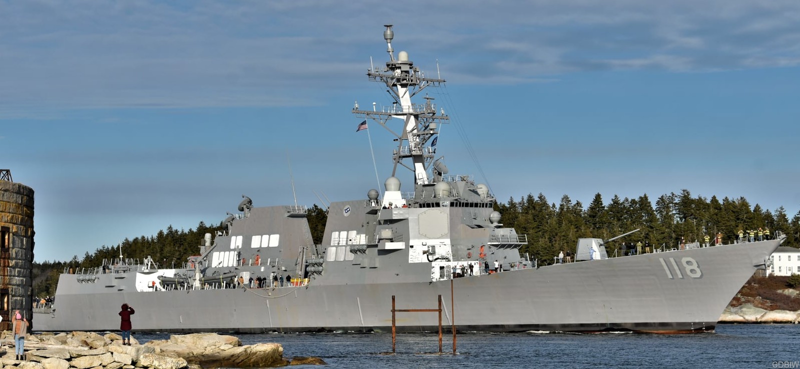 ddg-118 uss daniel inouye arleigh burke class guided missile destroyer us navy aegis bath gdbiw 12