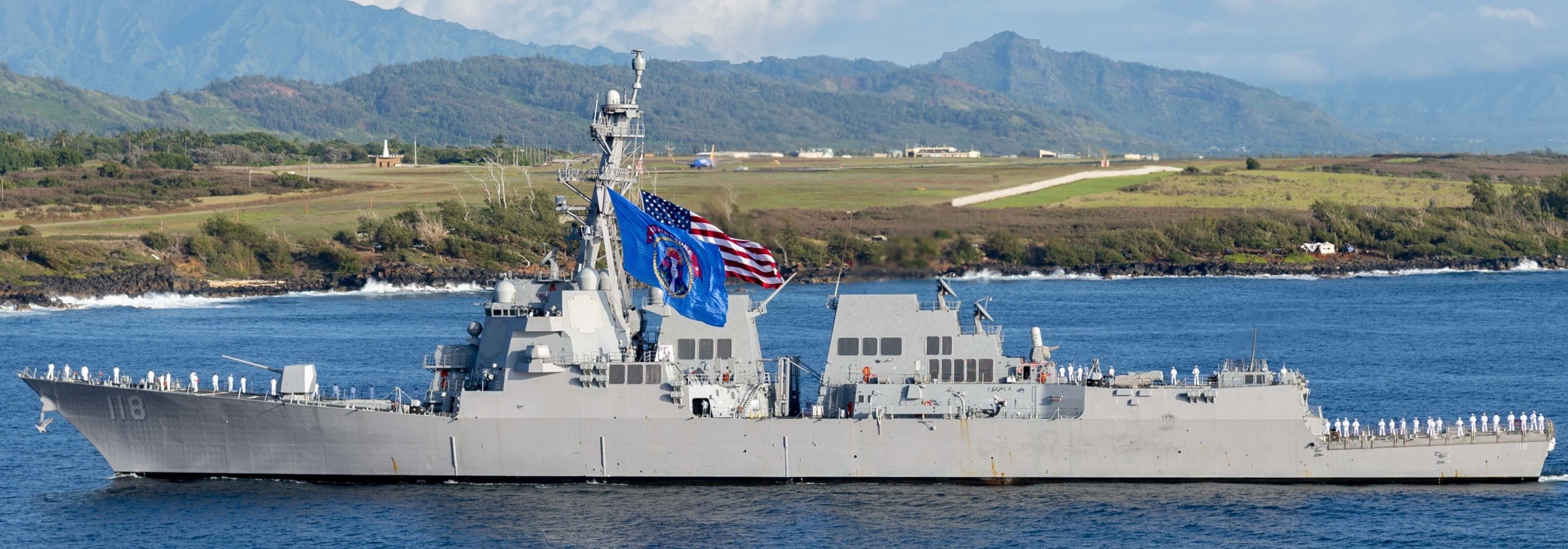 ddg-118 uss daniel inouye arleigh burke class guided missile destroyer us navy aegis bath gdbiw 17