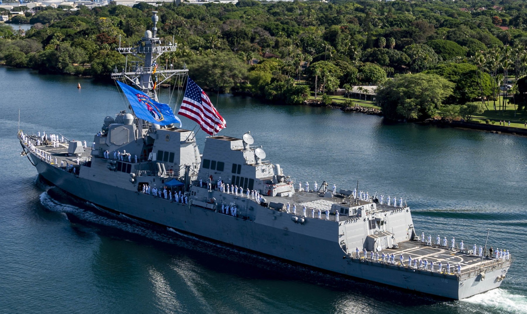 ddg-118 uss daniel inouye arleigh burke class guided missile destroyer us navy aegis bath gdbiw 20