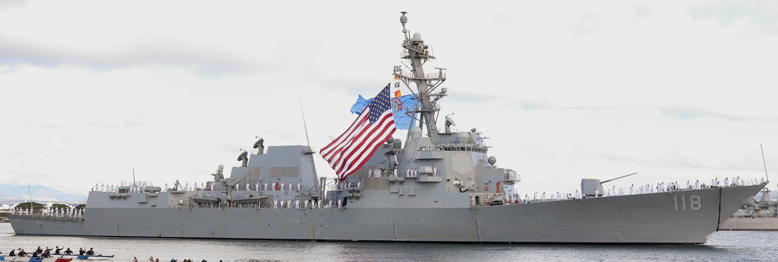 ddg-118 uss daniel inouye arleigh burke class guided missile destroyer us navy aegis bath gdbiw 24