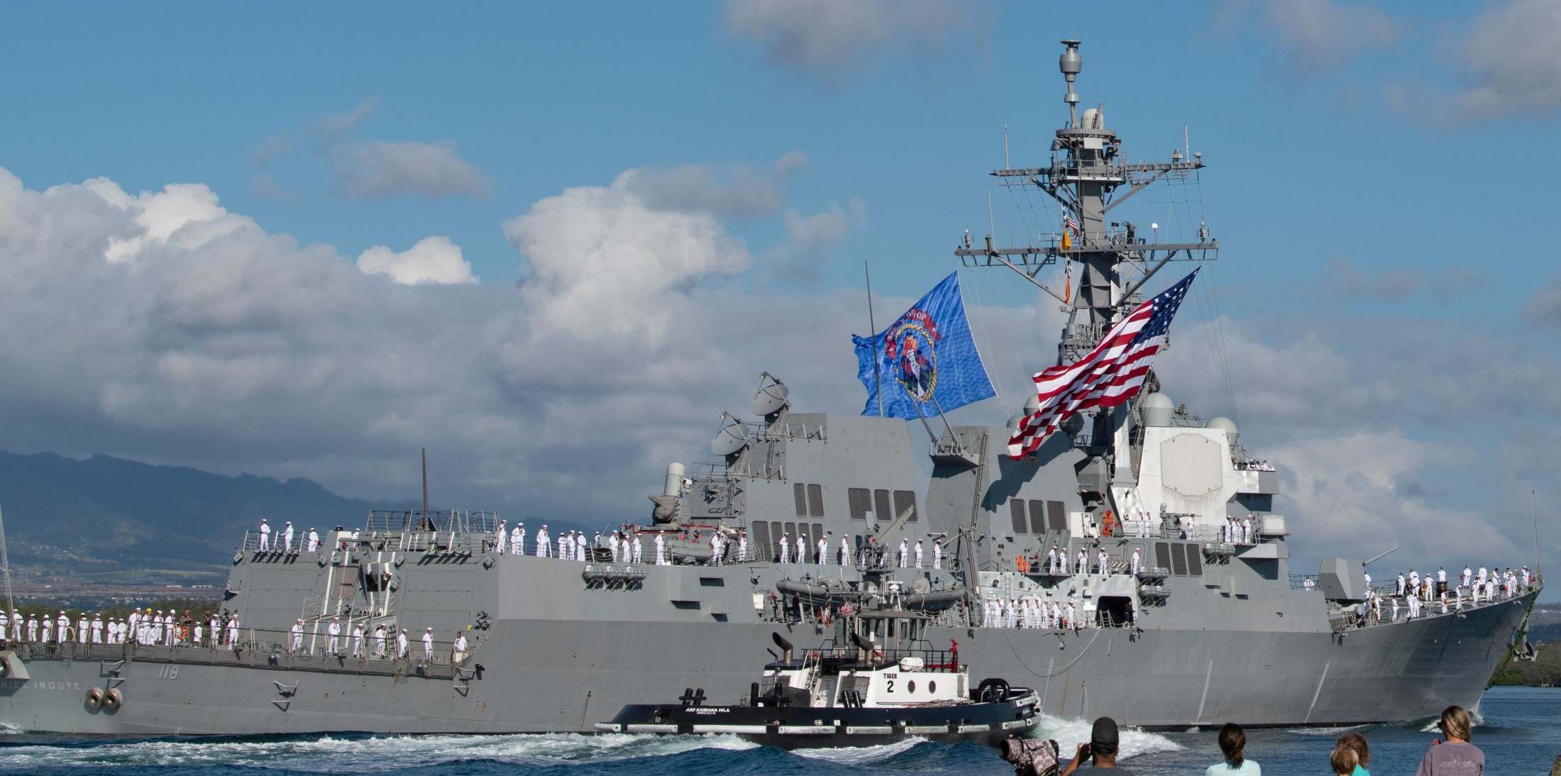 ddg-118 uss daniel inouye arleigh burke class guided missile destroyer us navy aegis bath gdbiw 34