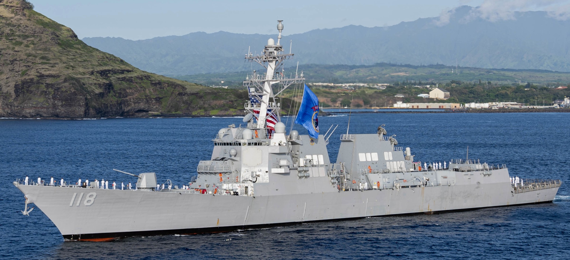 ddg-118 uss daniel inouye arleigh burke class guided missile destroyer us navy aegis bath gdbiw 36