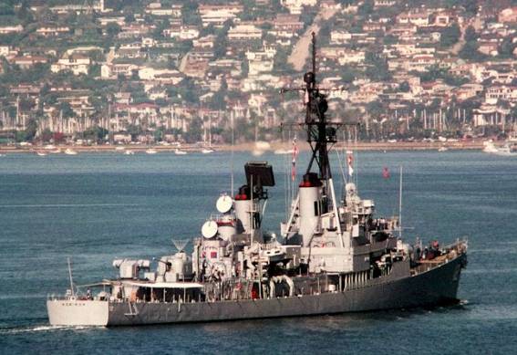 DDG-12 USS Robison - Charles F. Adams class guided missile destroyer