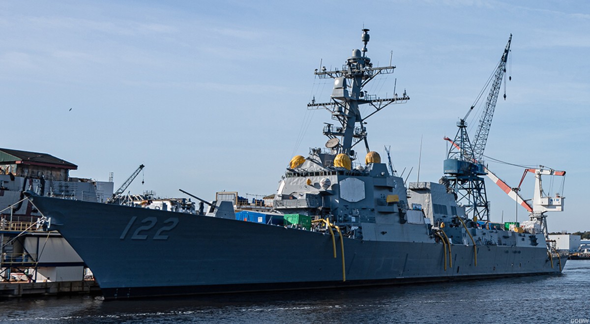 ddg-122 uss john basilone arleigh burke class guided missile destroyer aegis us navy gdbiw bath iron works maine 13