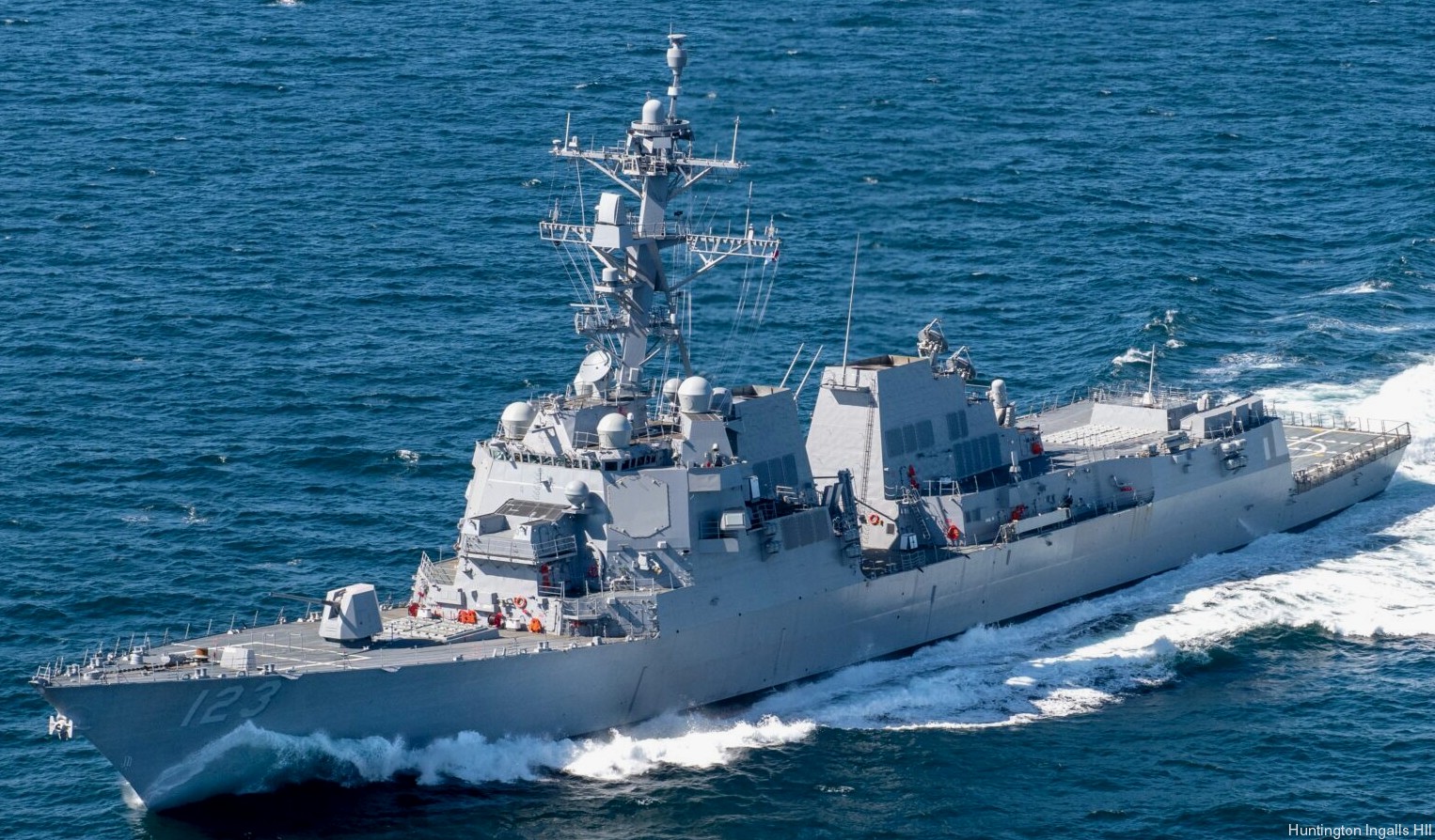 ddg-123 uss lenah h. sutcliffe higbee arleigh burke class guided missile destroyer aegis hii ingalls us navy 17